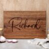 personalized chopping boards as personalized housewarming gifts