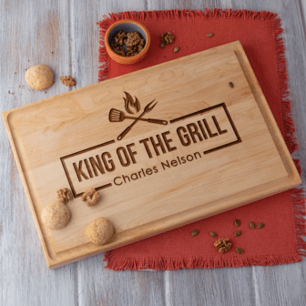 Engraved Grill Cutting Board