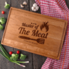 Personalized BBQ Cutting Board - Master of the Grill