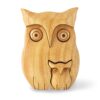 Handmade Wood Owl Figurine For Home Decor
