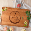 Personalized cutting board - meet in our kitchen.