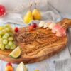 Olive Wood Charcuterie Board as personalized wooden wedding gifts