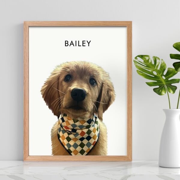 Custom Watercolor Pet Portrait
