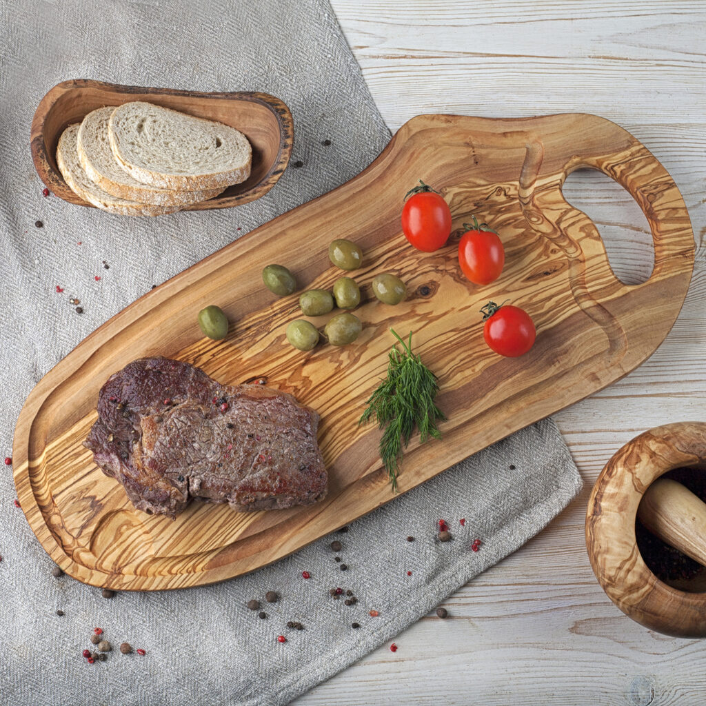 Wooden Steak Meat Board