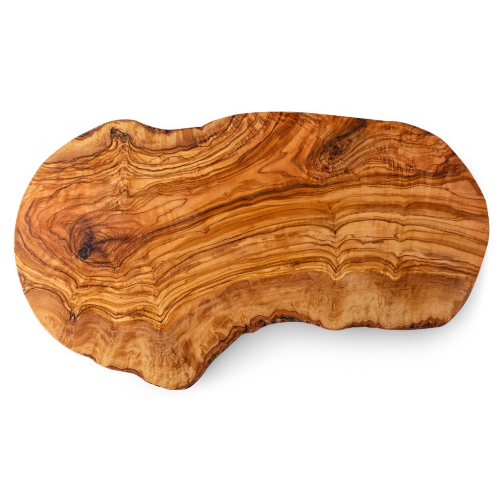 Custom oval wood cutting board for cooking enthusiasts