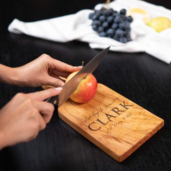 Personalized Olive Wood Paddle Board with Handle – 12