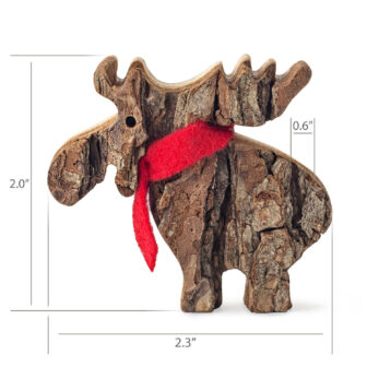 Rustic Moose Figurine