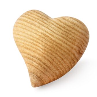 Handmade 3D Wooden Heart Decor