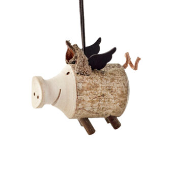 Flying Pig Christmas Tree Ornament