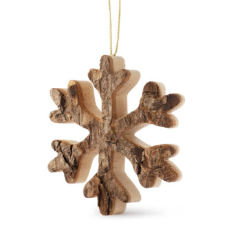 Wooden Christmas Tree Ornament – Snowflake