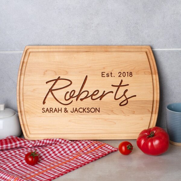 Personalized Custom Cutting Board as Father’s Day Cutting Board