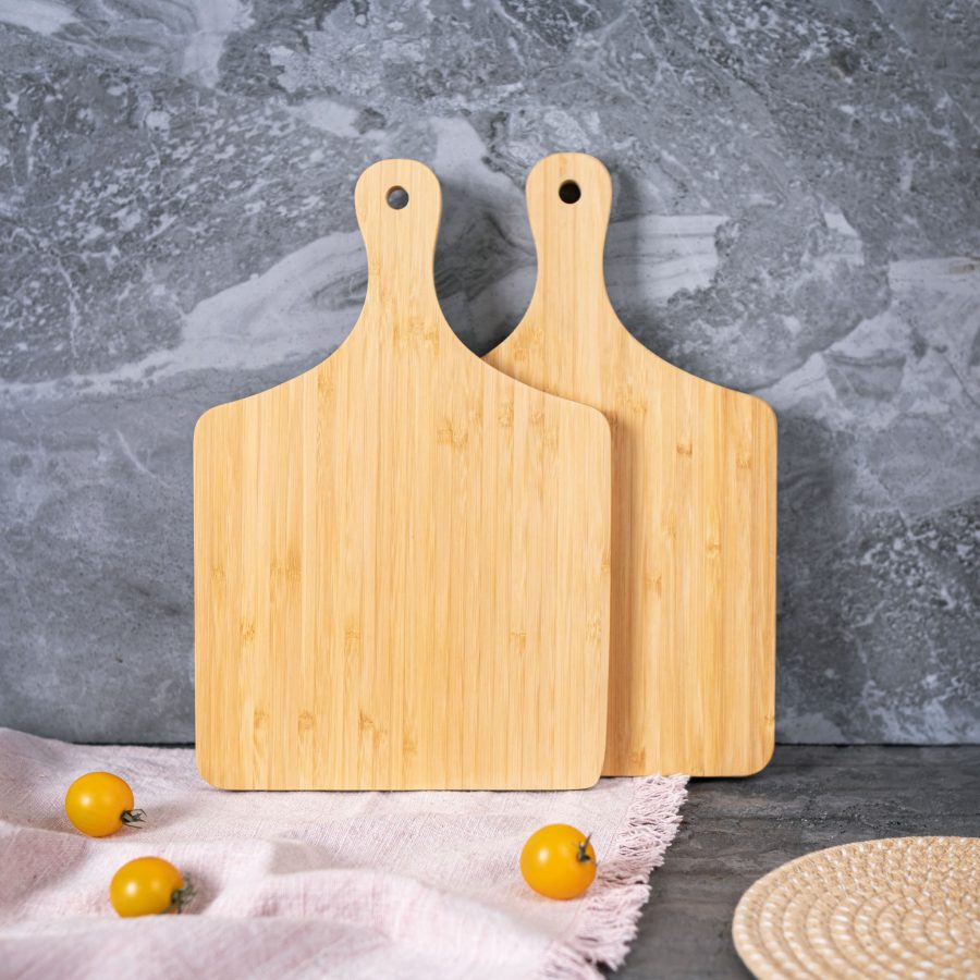 Bamboo Cutting Board | Bamboo Board with Handle | Premium Bamboo Grain