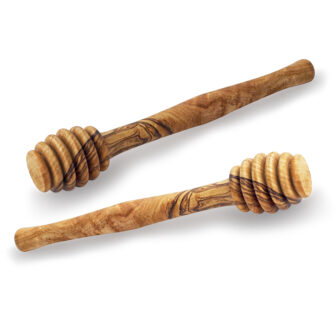 Wood Honey Dipper Stick (5.3") - Set of 2
