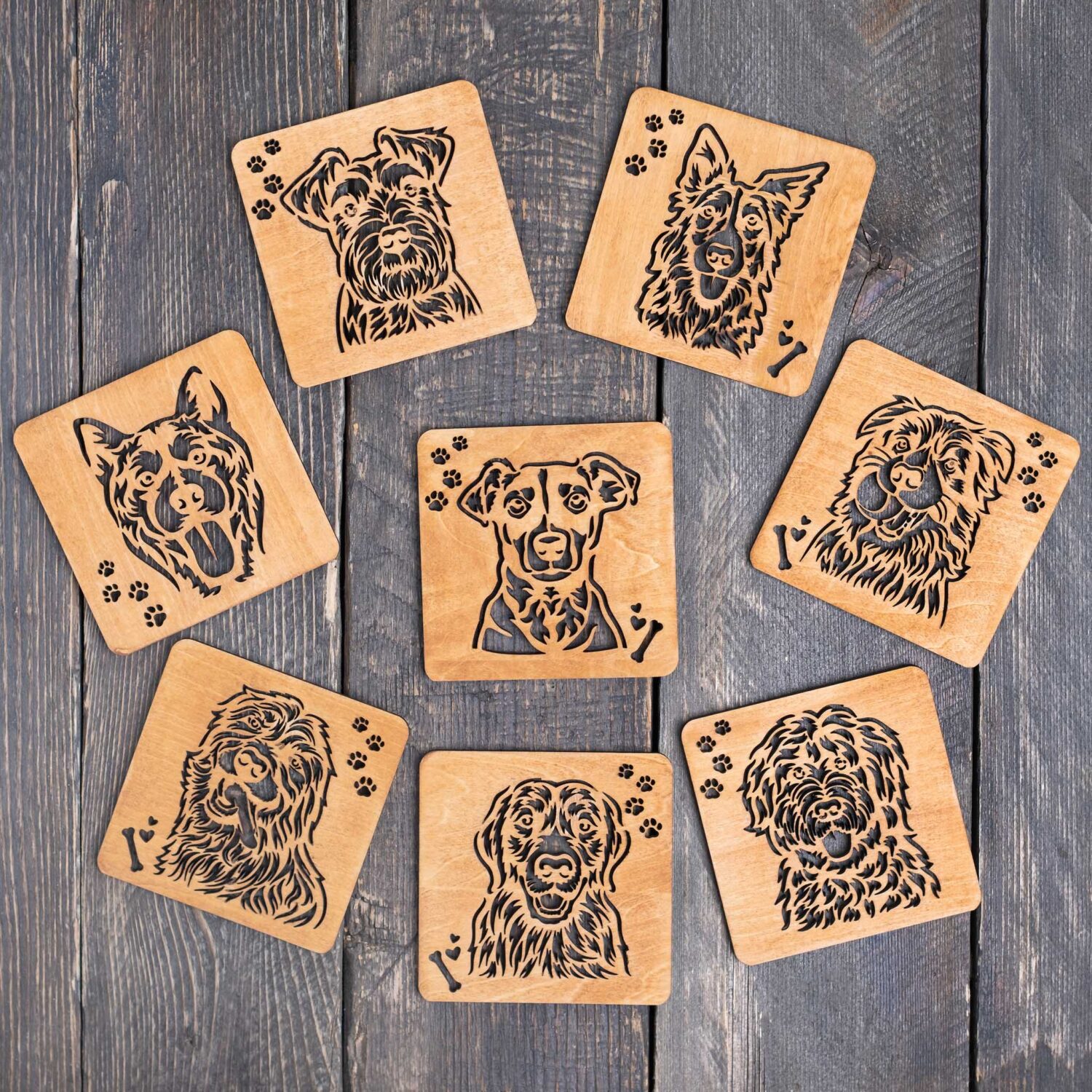 Custom Dog Coasters