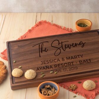 Personalized cutting board - the stevens.