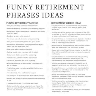 Funny retirement phrases ideas for Personalized Retirement Cutting Board