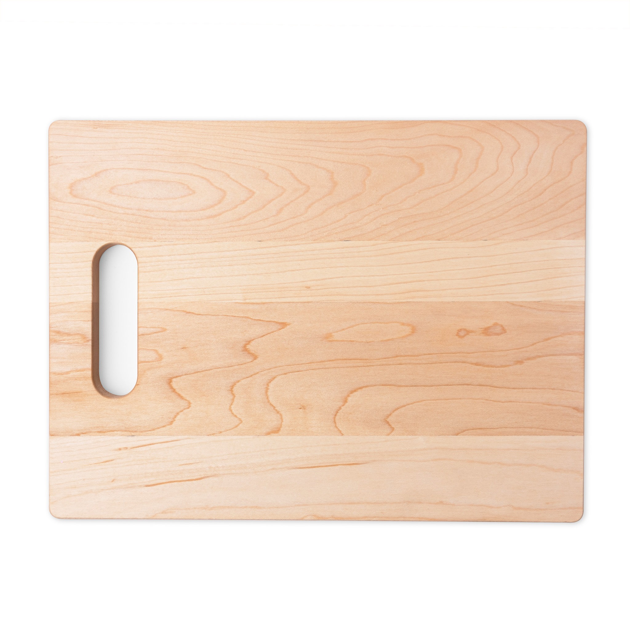 Maple Cutting Board with Handle - 12x9 Inch