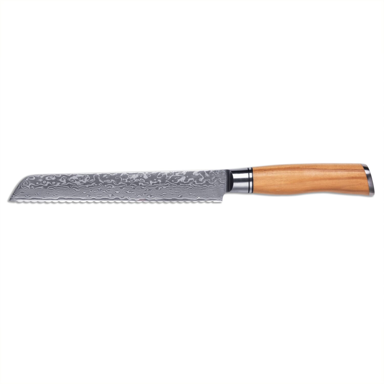 8-Inch Damascus Bread Knife