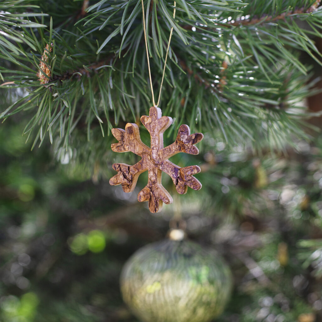 Wood Christmas Tree Ornament