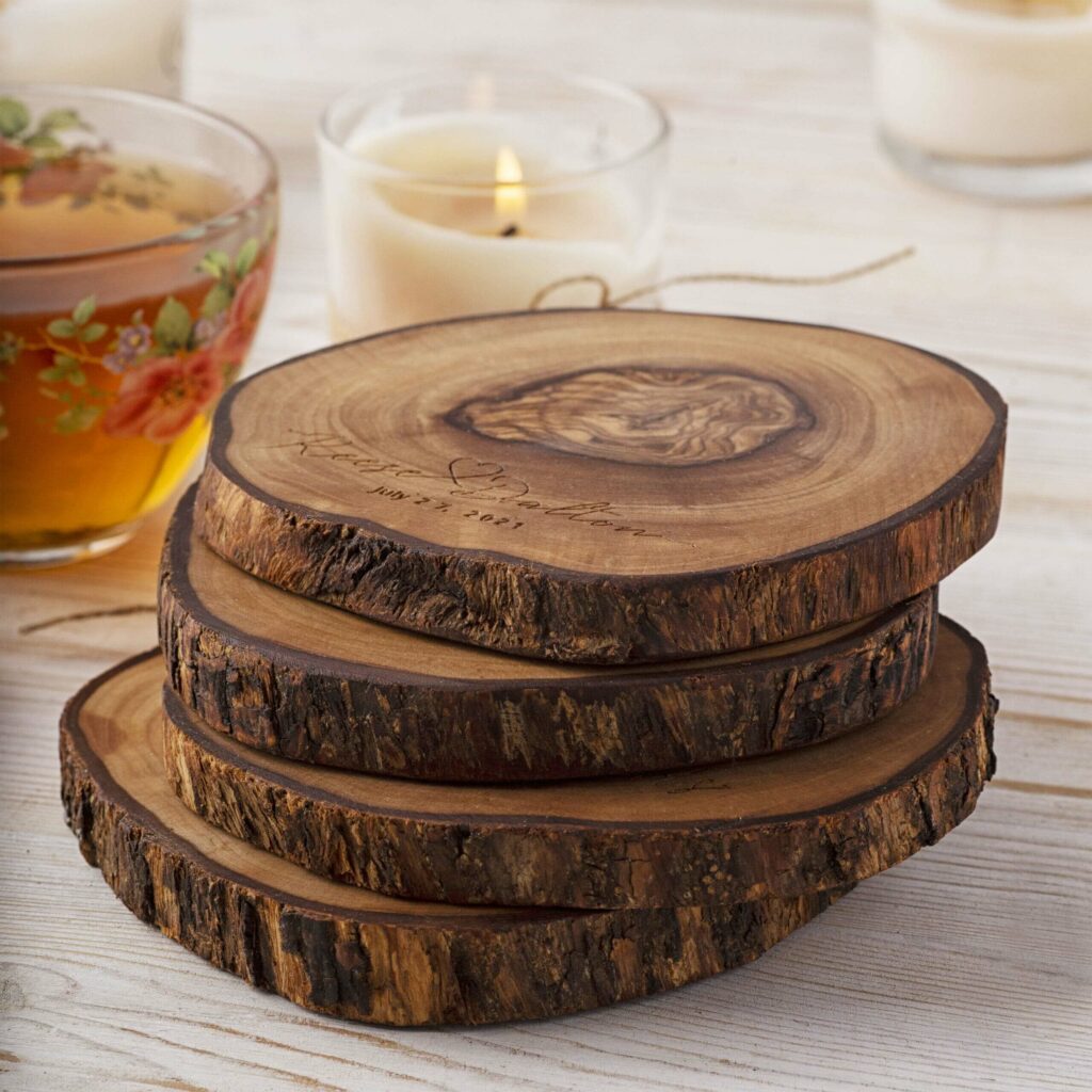 Round Wood Coasters
