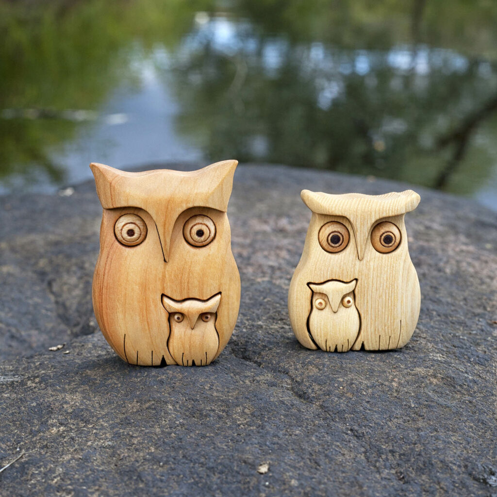 owl figurines