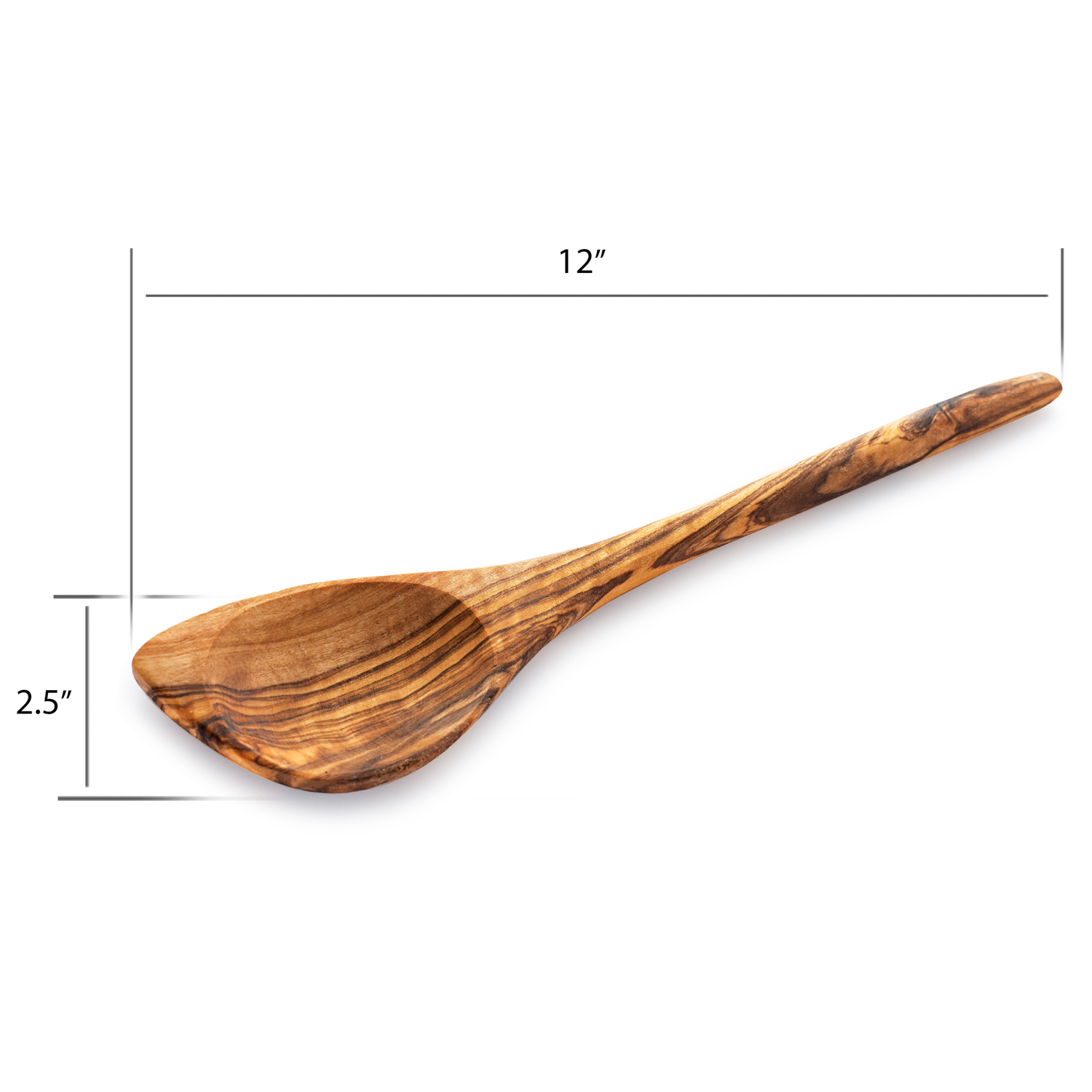 Cooking Spoons, Set of 2 - Round