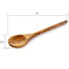 Round Wooden Cooking Spoons – Set of 2