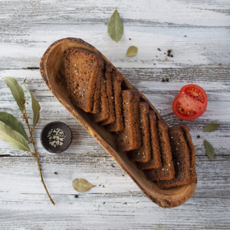 Olive Wood Decorative Bread Bowl