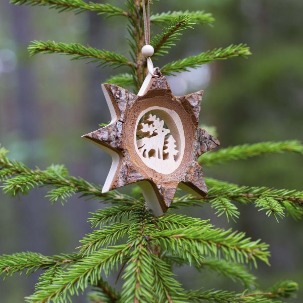 Wooden Christmas Tree Ornament – Raindeer
