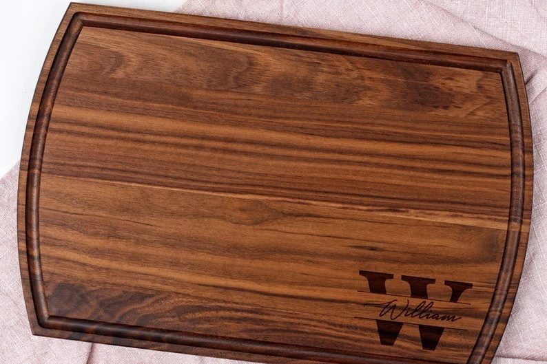 monogram cutting board