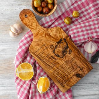 custom engraved cutting boards with recipe