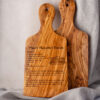 Wooden Recipe Cutting Board - 16"