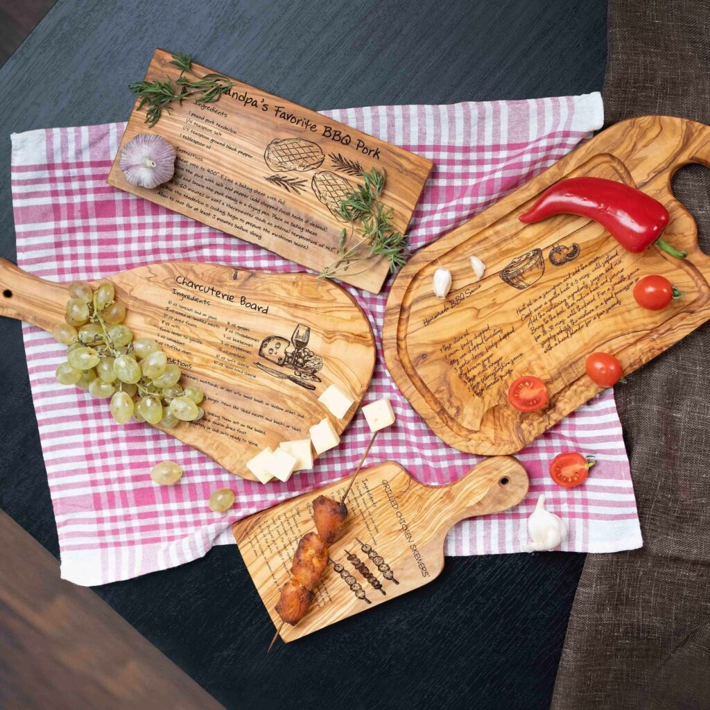 Handwritten Recipe Cutting Boards