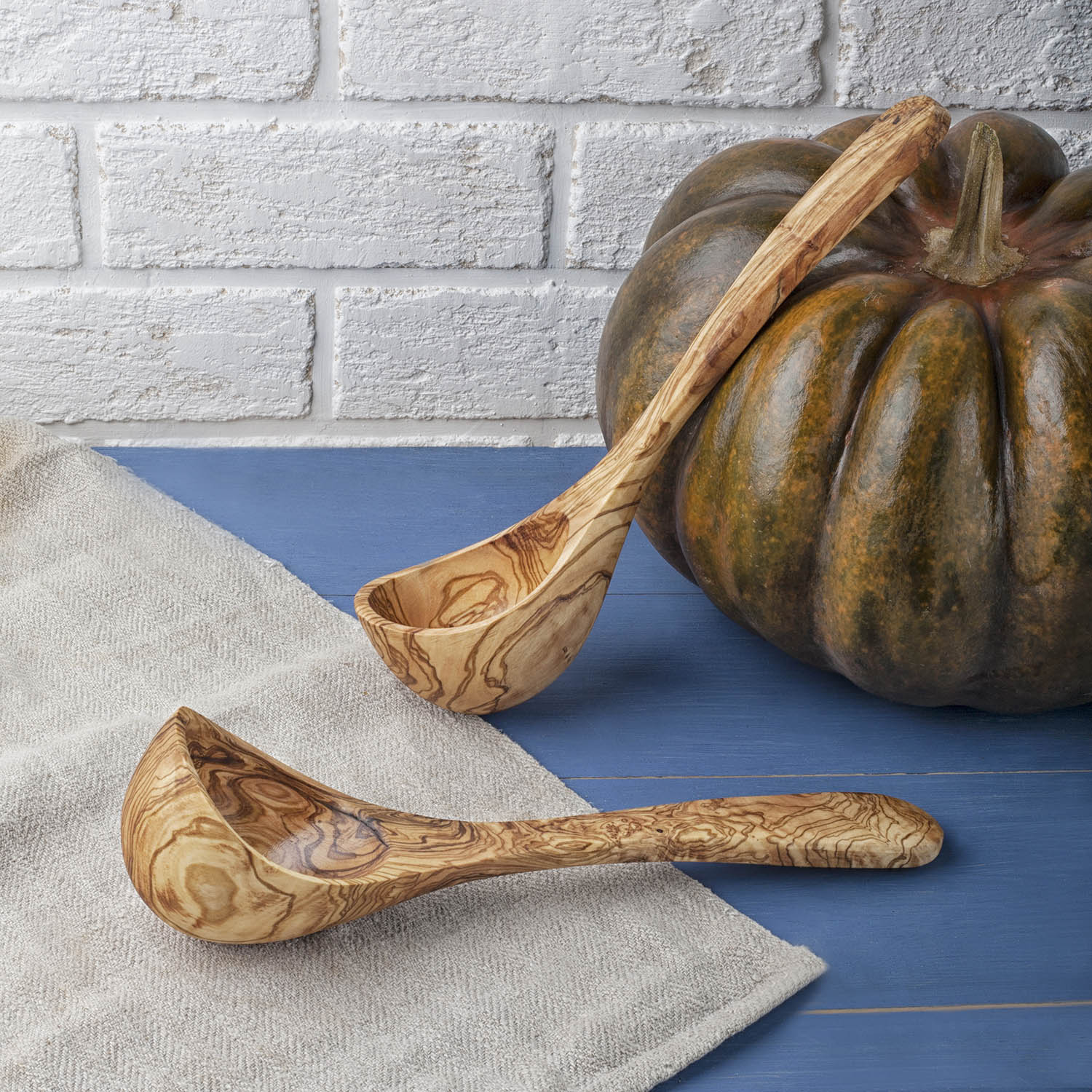 Wild Olive Wood Soup Ladle