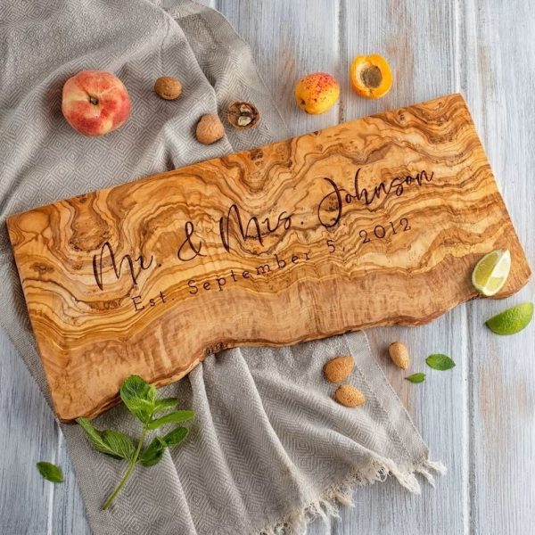 Personalized Gift Live Edge Cheese / Chopping Board