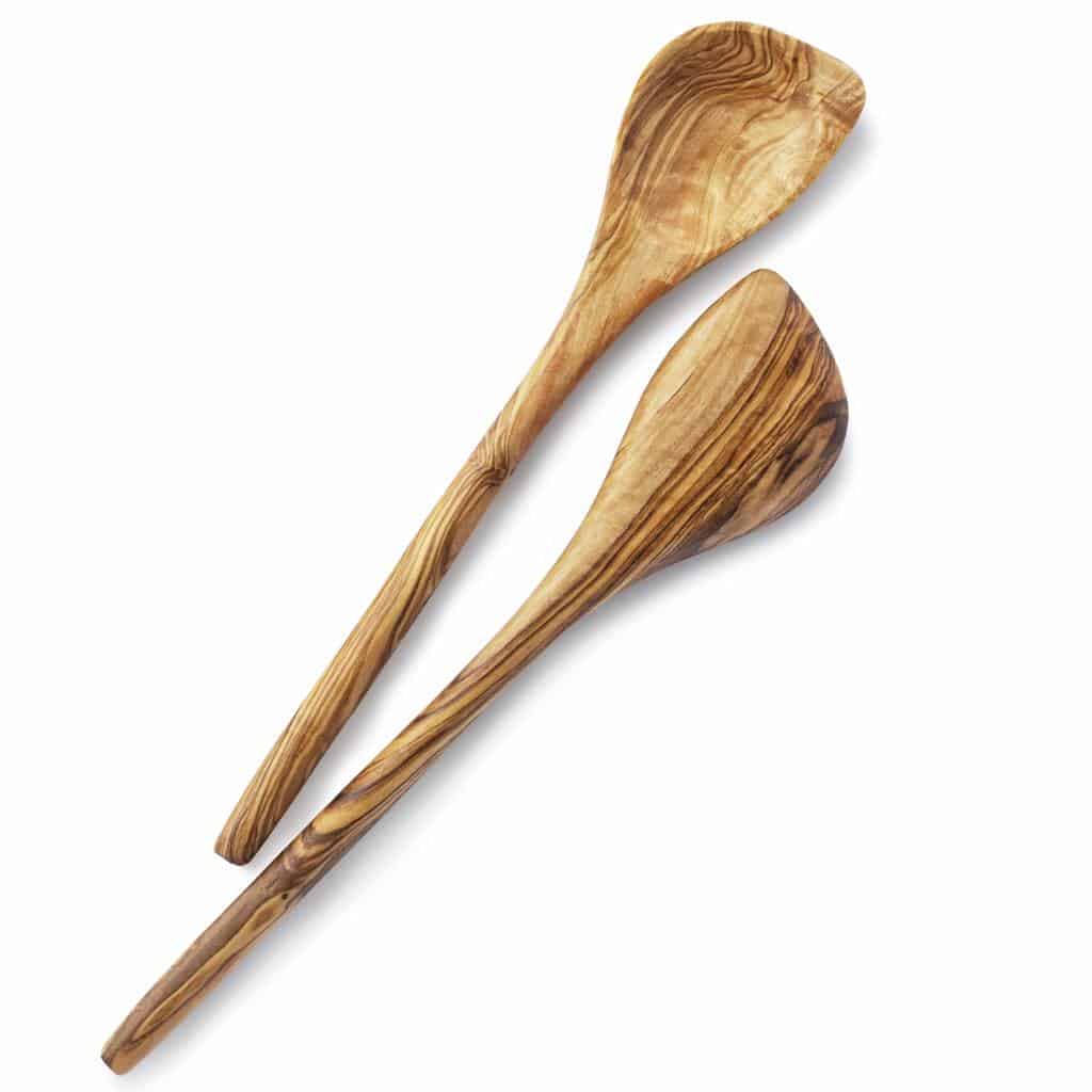 Cooking Spoons Wooden, Set of 2 - Round