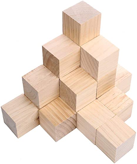 unfinished pine blocks