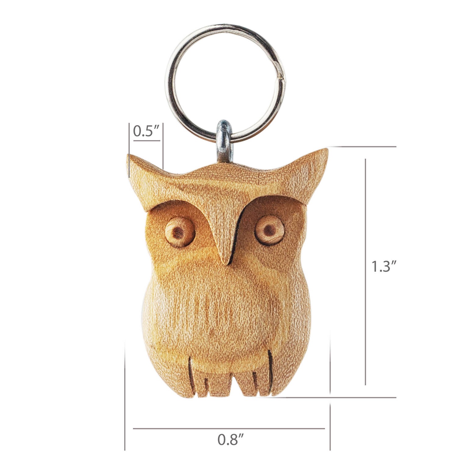 Owl Detail Mini Bag Keychain