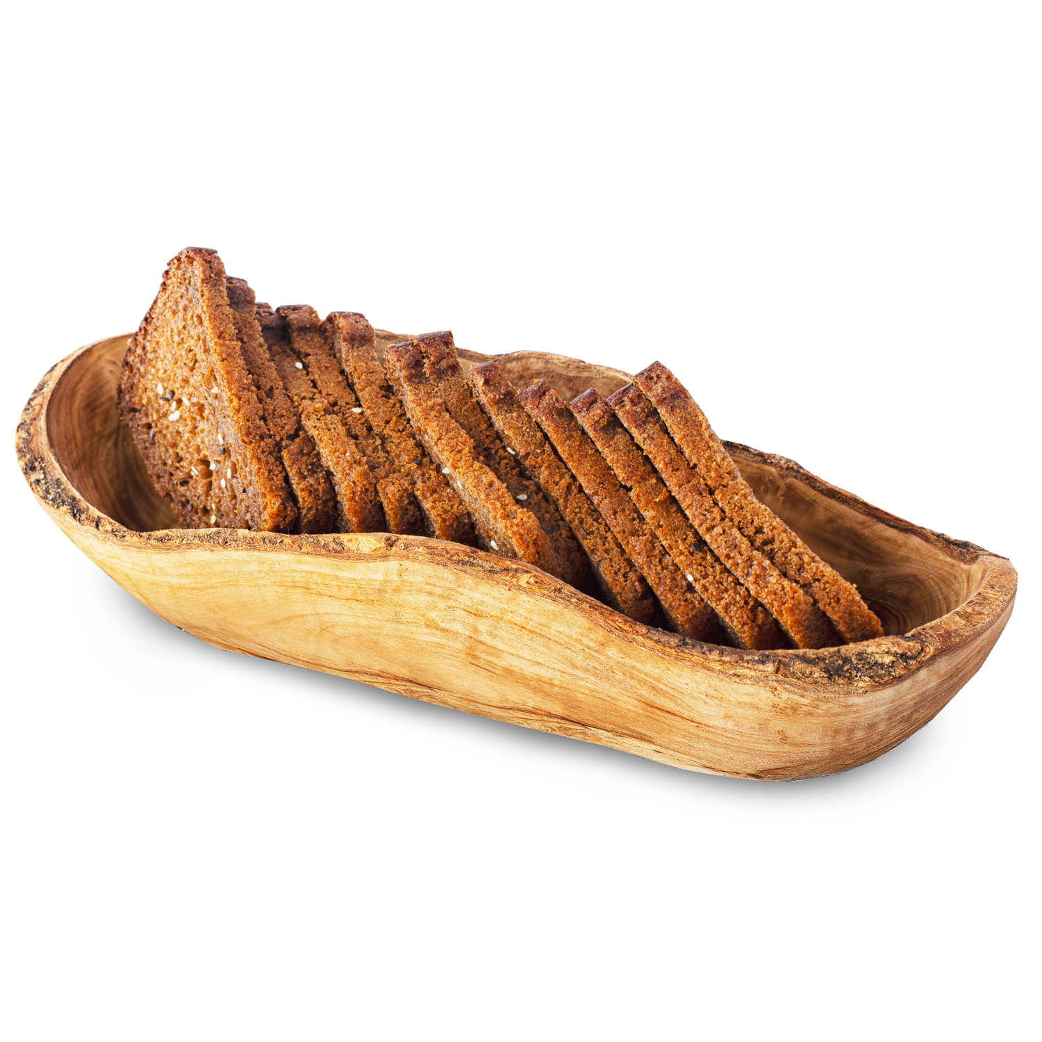 Wood Bread Bowl - 12
