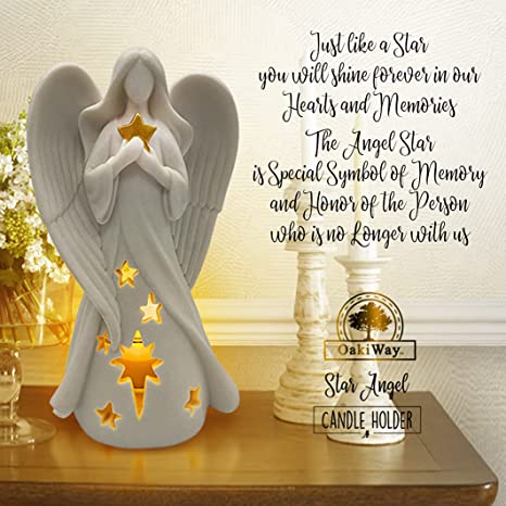 Star Angel Tealight Candle Holder