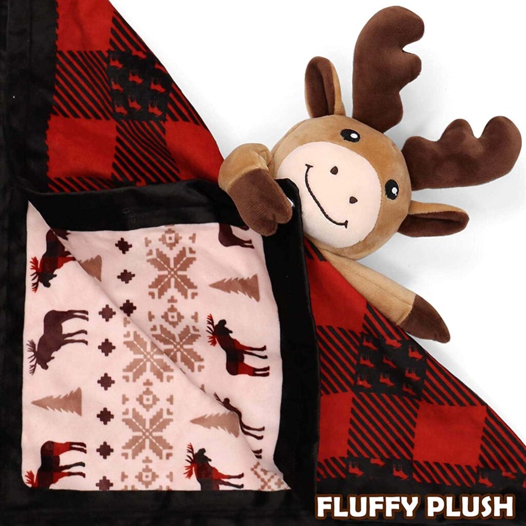 Moose Baby Security Blanket