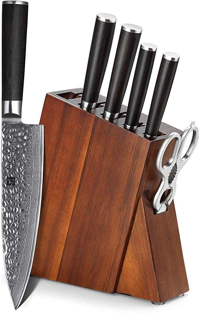 Damascus Steel Knife Set