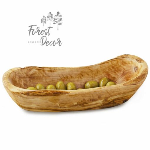 Wooden Bowl for Snacks, Bread, Fruit or Serving Food