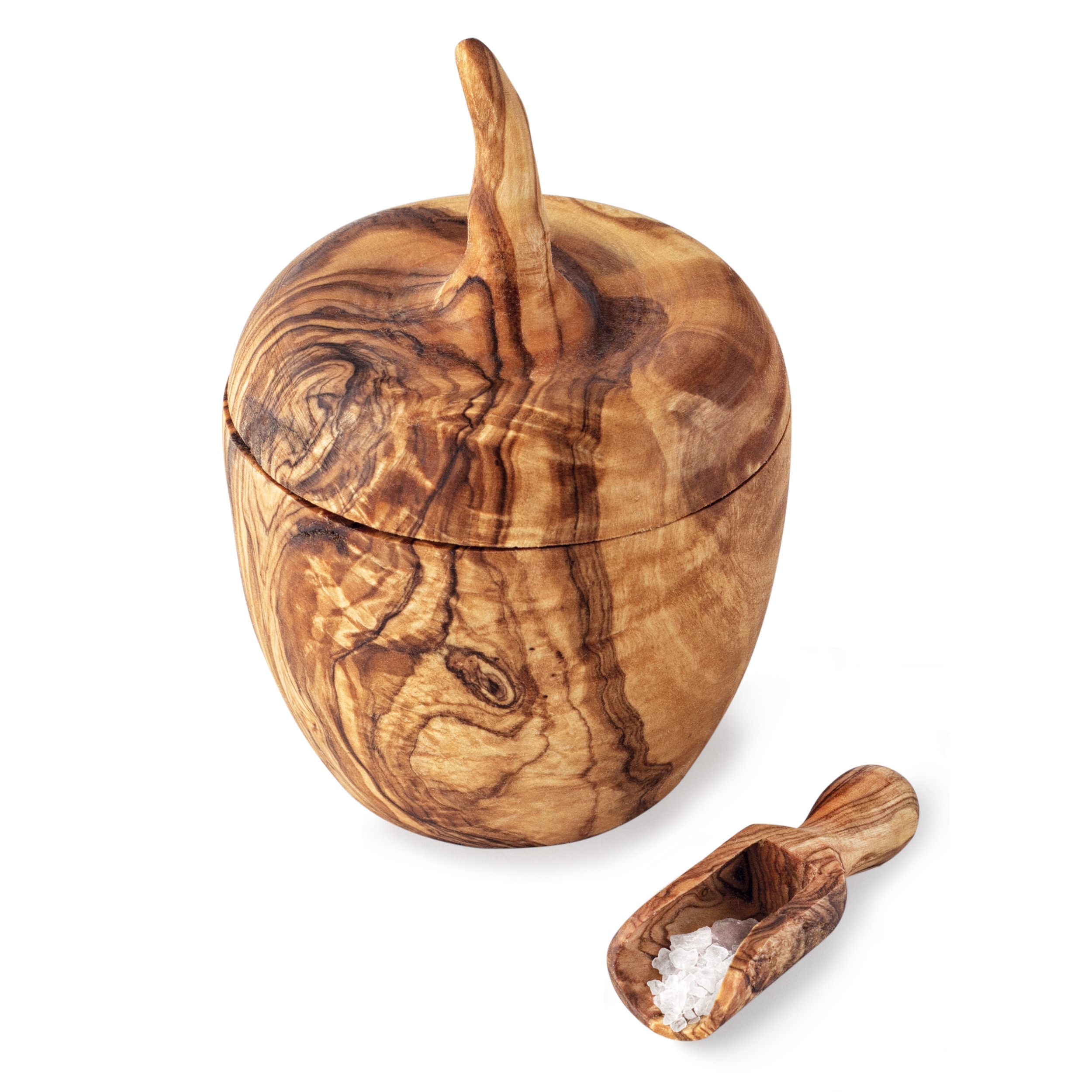 Olive Wood Pinch Bowl - Salt Table