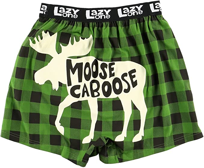Funny Moose Design Boxer Shorts