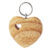 Wooden Cute Heart Shaped Keychains for Women and Men - Forest Decor