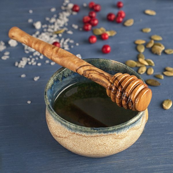 Wood Honey Dipper Stick - Set of 2