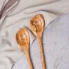 Olive wood Corner spoon