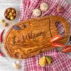 Olive Wood BBQ Cutting Board Personalized