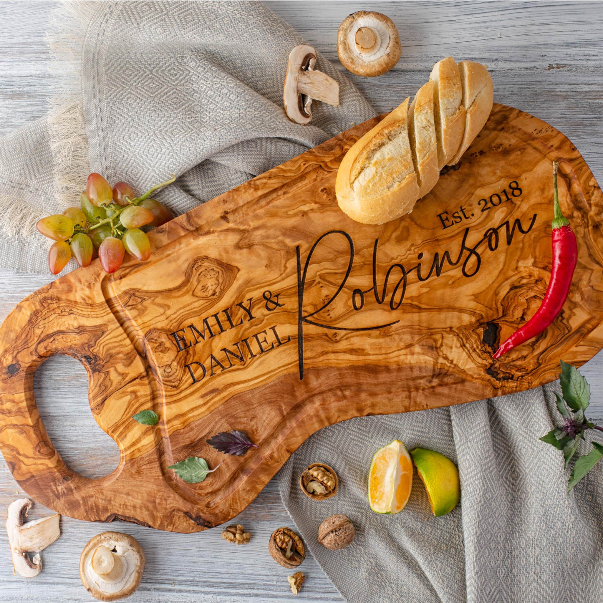 Personalized outdoor cooking board
